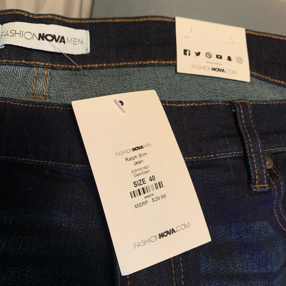 Fashion Nova mens jeans. Tag still on. Never worn. Size 40